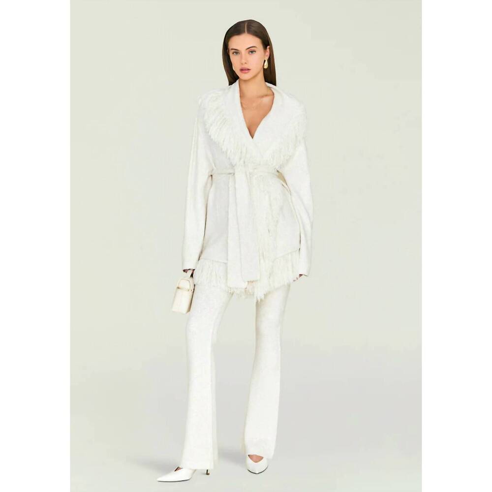 NEW SER.O.YA zadie knit pant in eggshell